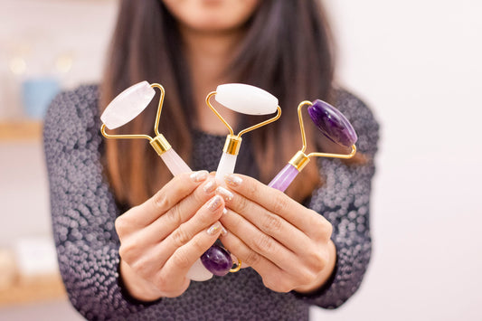 Learn How to Use a Crystal Beauty Roller on your Face