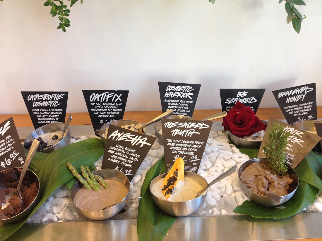 LUSH promotes healthy ingredients but really has harsh chemicals