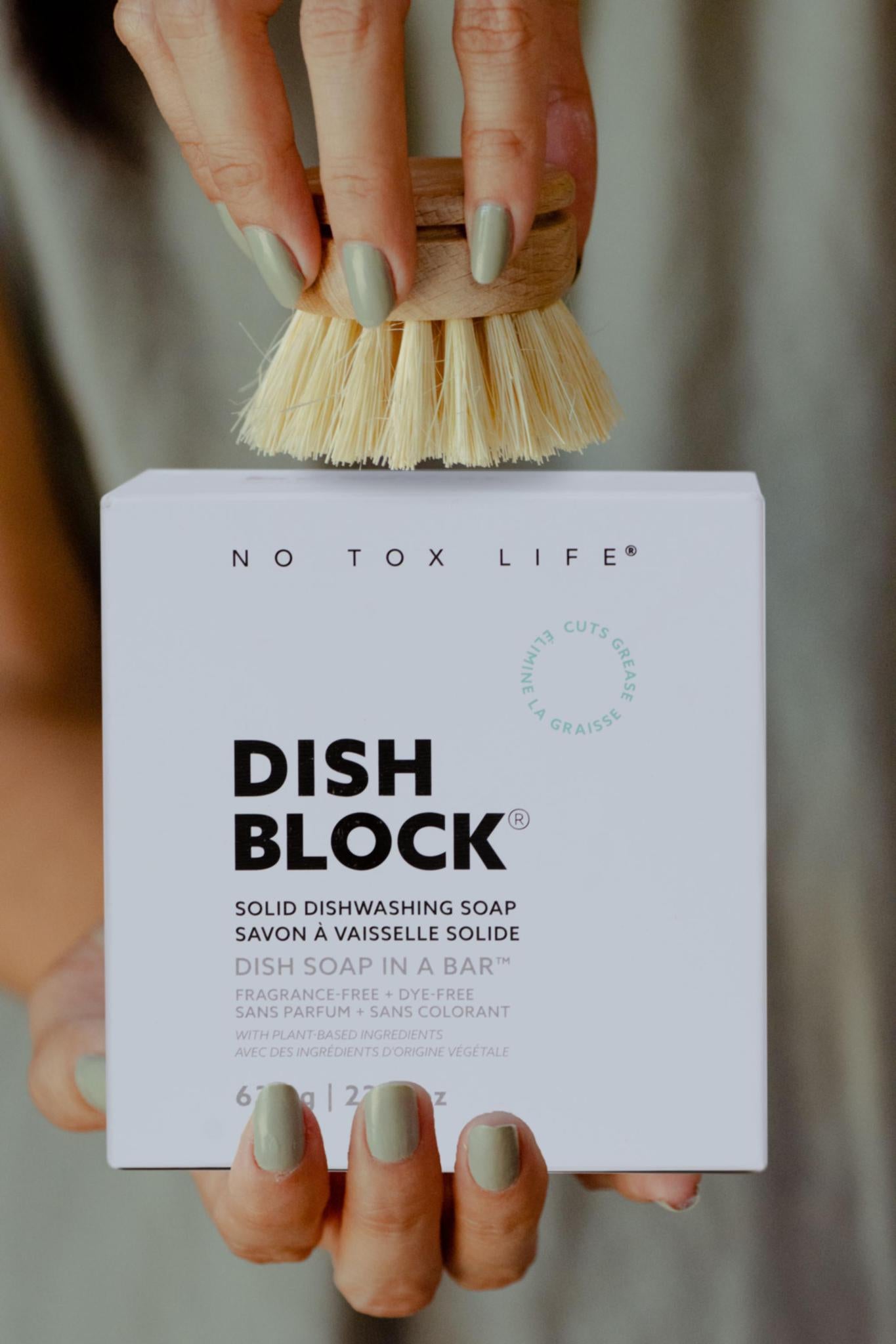DISH BLOCK® solid dish soap - Huge bar (22.5 oz | 638g) - No Tox Life® - NO TOX LIFE