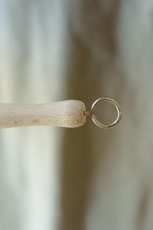 CASA AGAVE® Long Handle Dish Brush White Teakwood - No Tox Life®