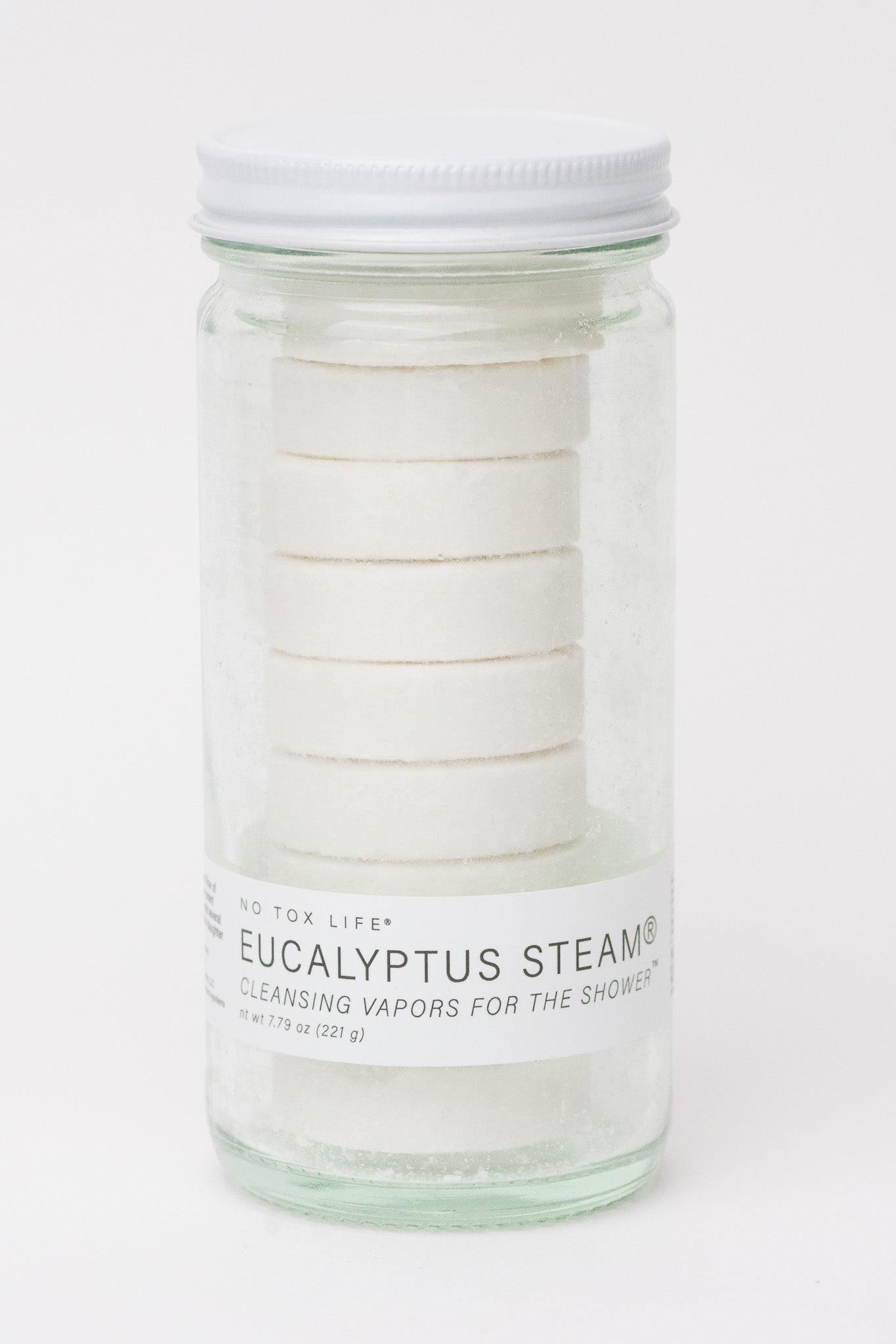 EUCALYPTUS STEAM® Cleansing vapors for the shower® - Normal Jar - No Tox Life® - NO TOX LIFE