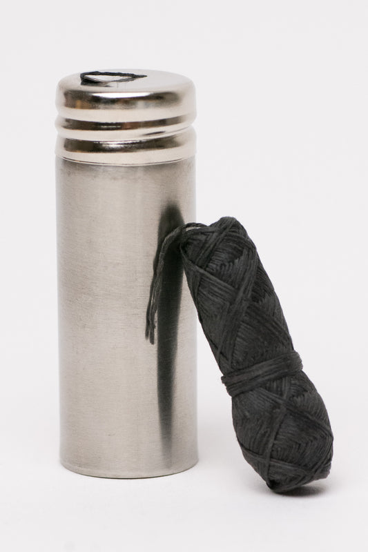 Charcoal Floss - Stainless Steel Holder