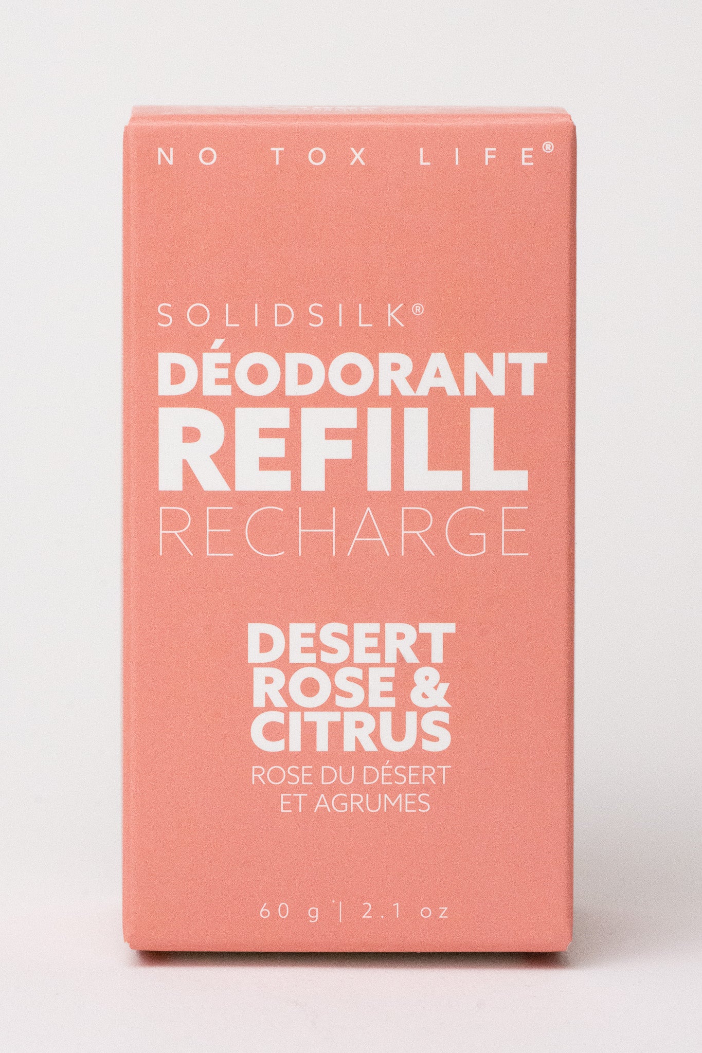 SOLIDSILK® Deodorant Refill Capsule (Desert Rose + Citrus) - No Tox Life® - NO TOX LIFE