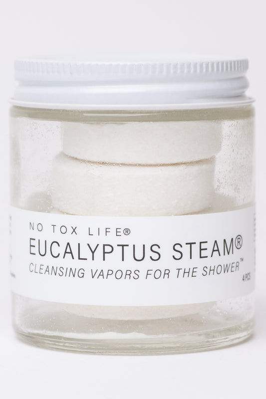 EUCALYPTUS STEAM® Cleansing vapors for the shower® - Mini Jar - No Tox Life® - NO TOX LIFE