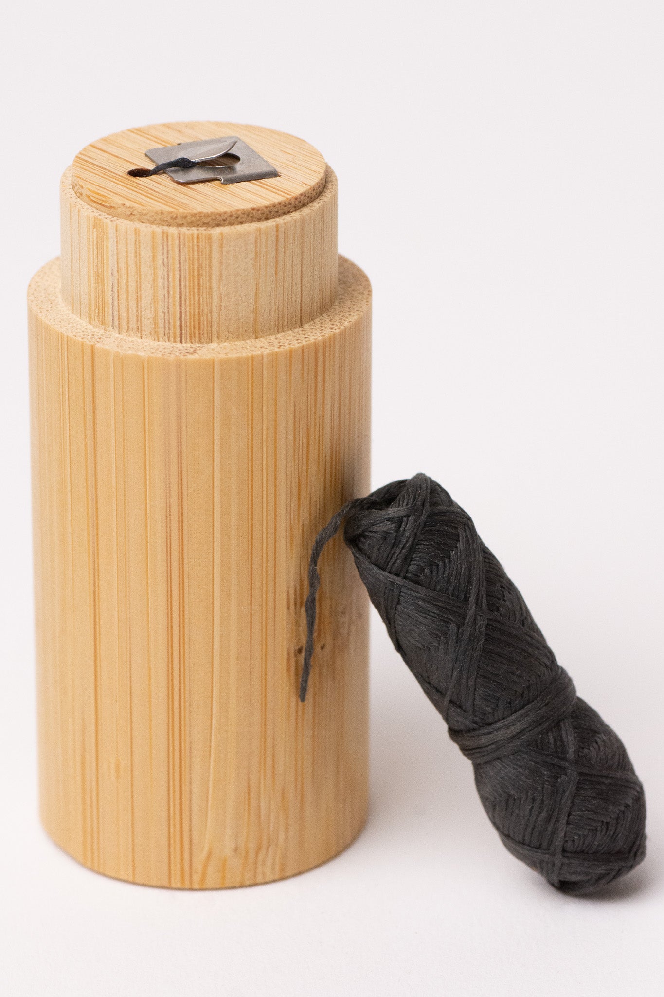 lucky teeth bamboo floss Charcoal Floss - Bamboo Holder