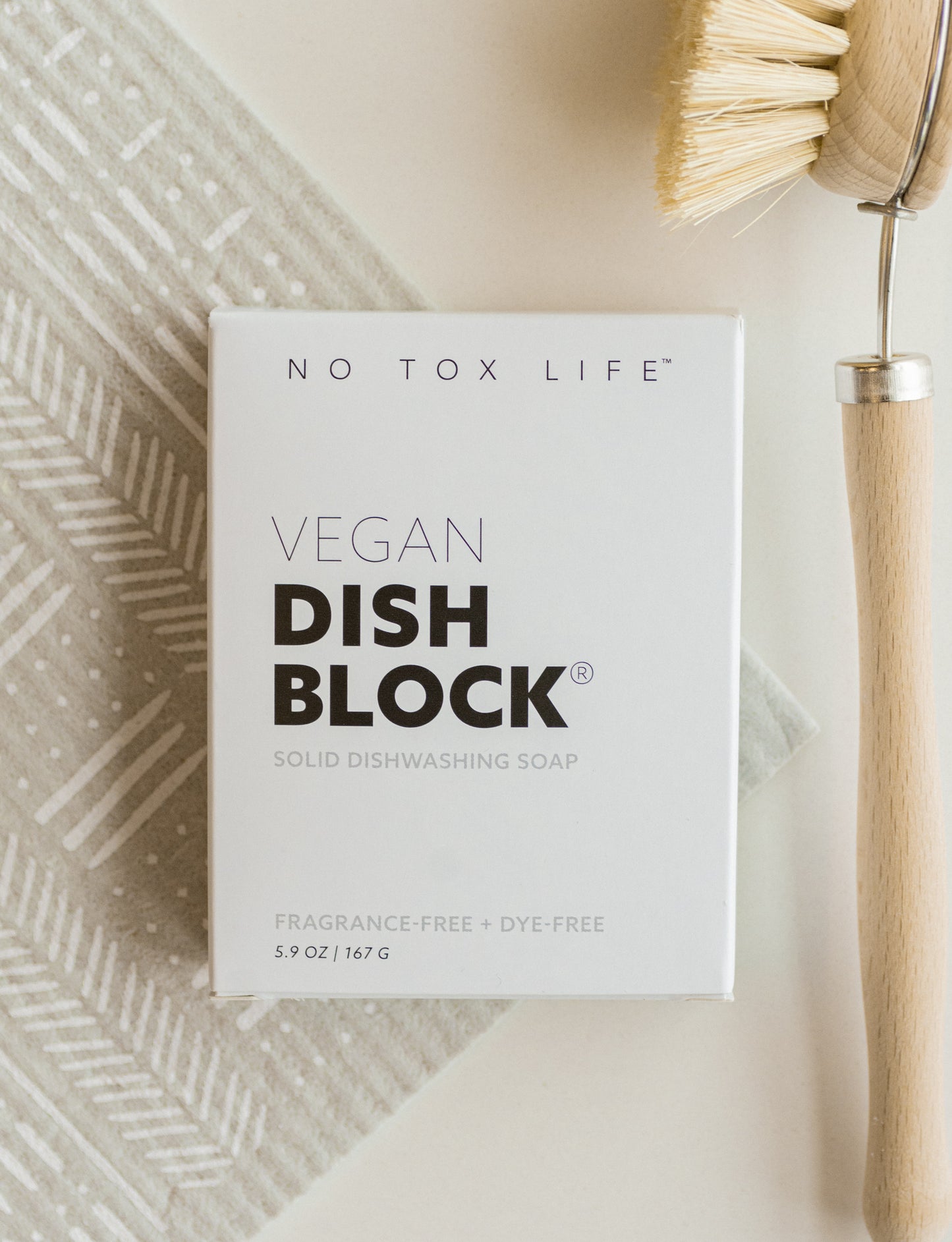 DISH BLOCK® solid dish soap - 6 oz (170g) bars - Pack of 4 - No Tox Life® - NO TOX LIFE
