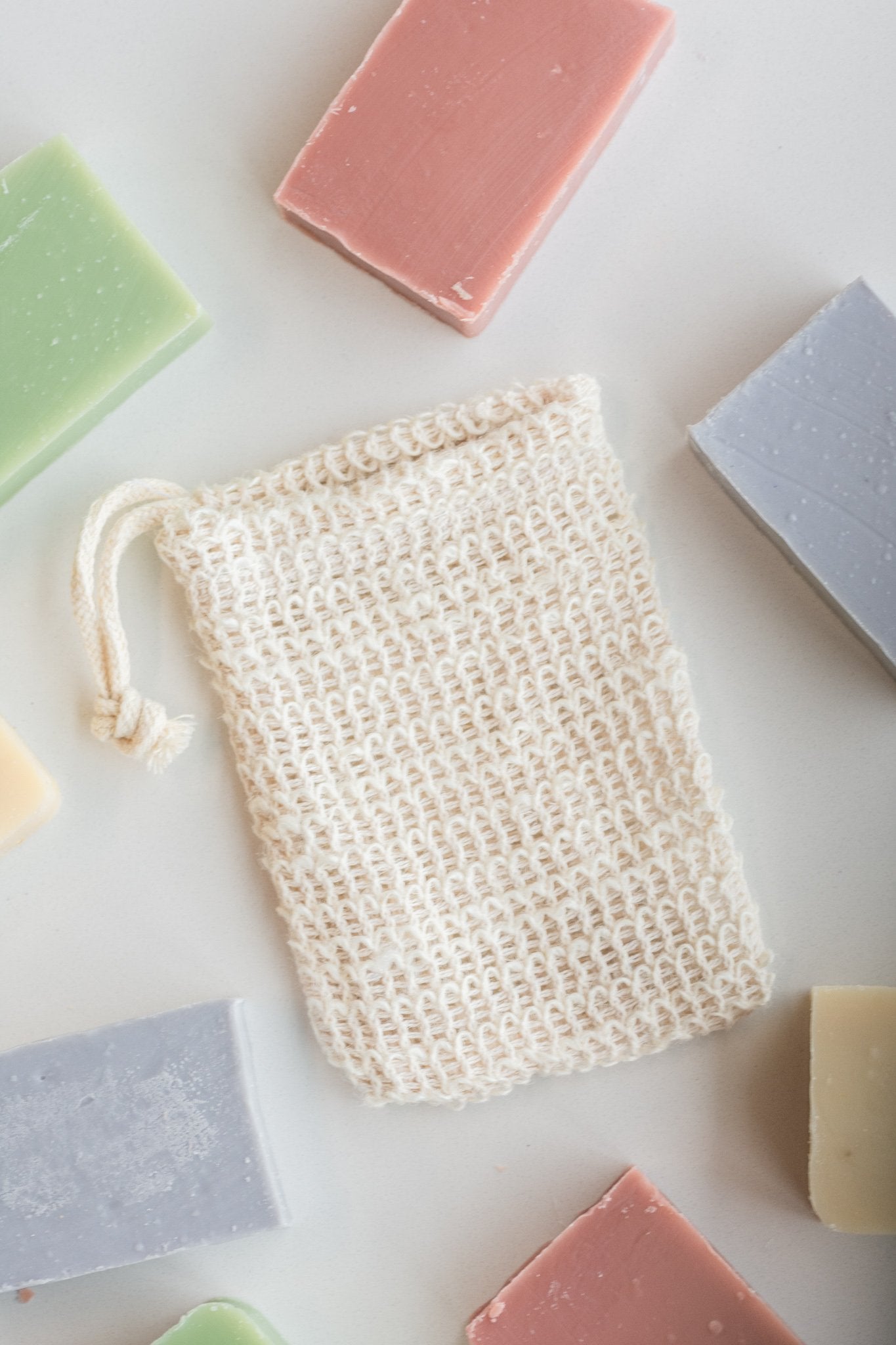 CASA AGAVE® Woven Soap Bag - Exfoliating Scrubber - Set of 3 - No Tox Life® - NO TOX LIFE