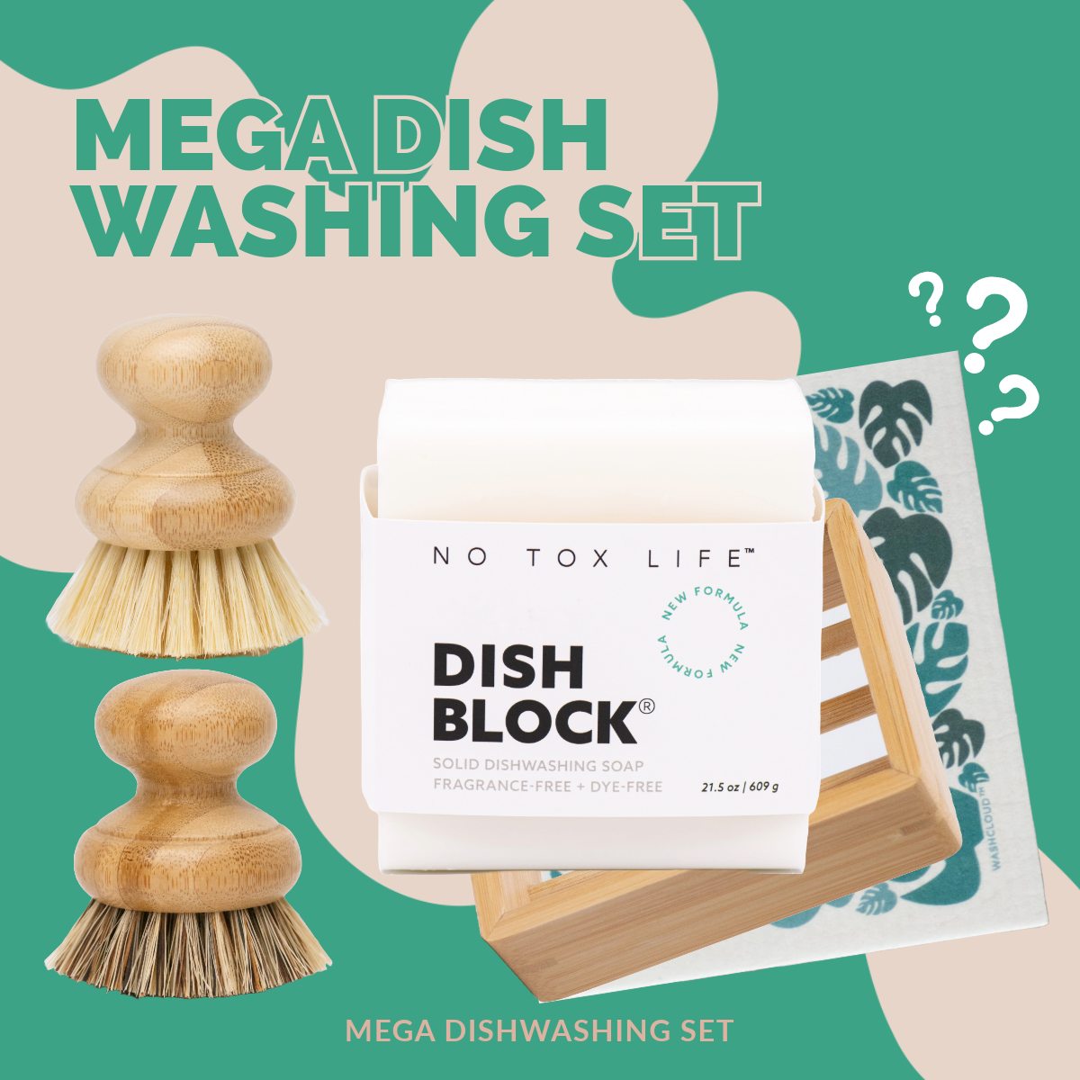 Mega Dish Washing Set - No Tox Life® - NO TOX LIFE