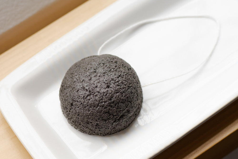 LUNA Facial Sponge - Charcoal - Bundle of 3 - No Tox Life® - NO TOX LIFE