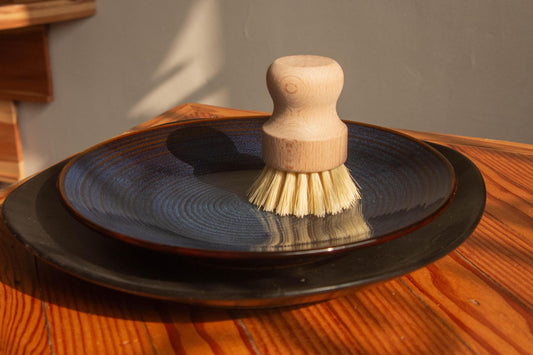 CASA AGAVE® Dish Brush White Teakwood - No Tox Life®
