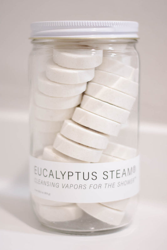 EUCALYPTUS STEAM® Cleansing vapors for the shower® - Bulk Jar - No Tox Life® - NO TOX LIFE
