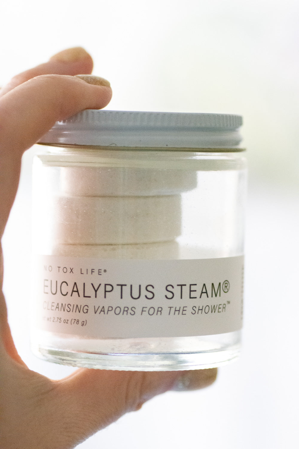 EUCALYPTUS STEAM® Cleansing vapors for the shower® - Mini Jar - No Tox Life® - NO TOX LIFE