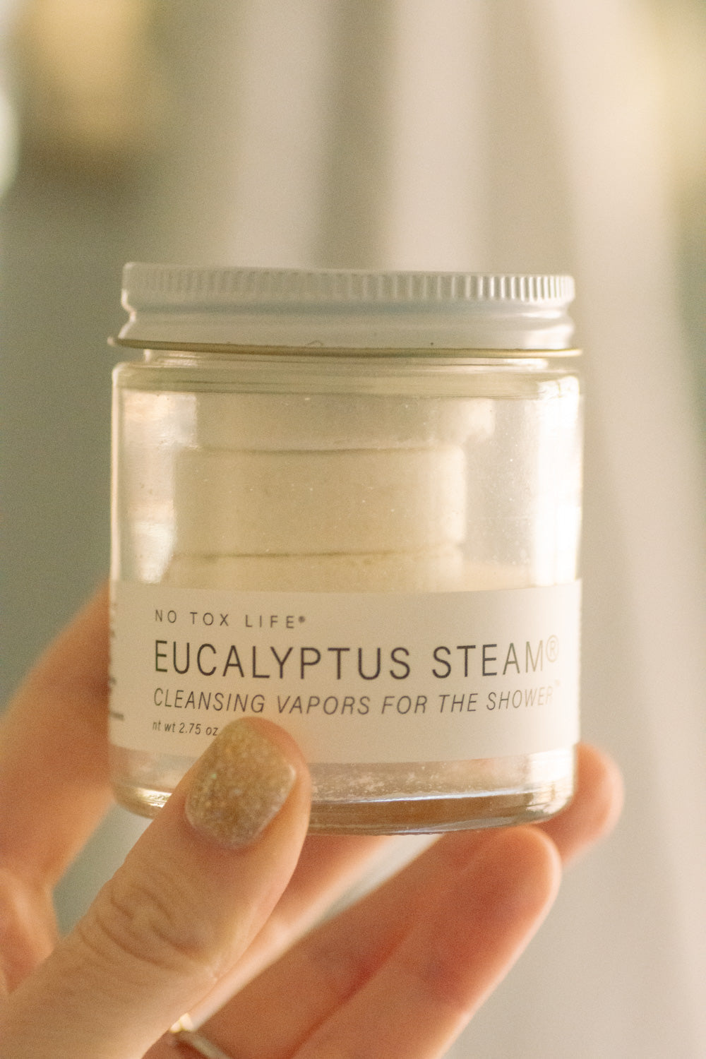 EUCALYPTUS STEAM® Cleansing vapors for the shower® - Mini Jar - No Tox Life® - NO TOX LIFE