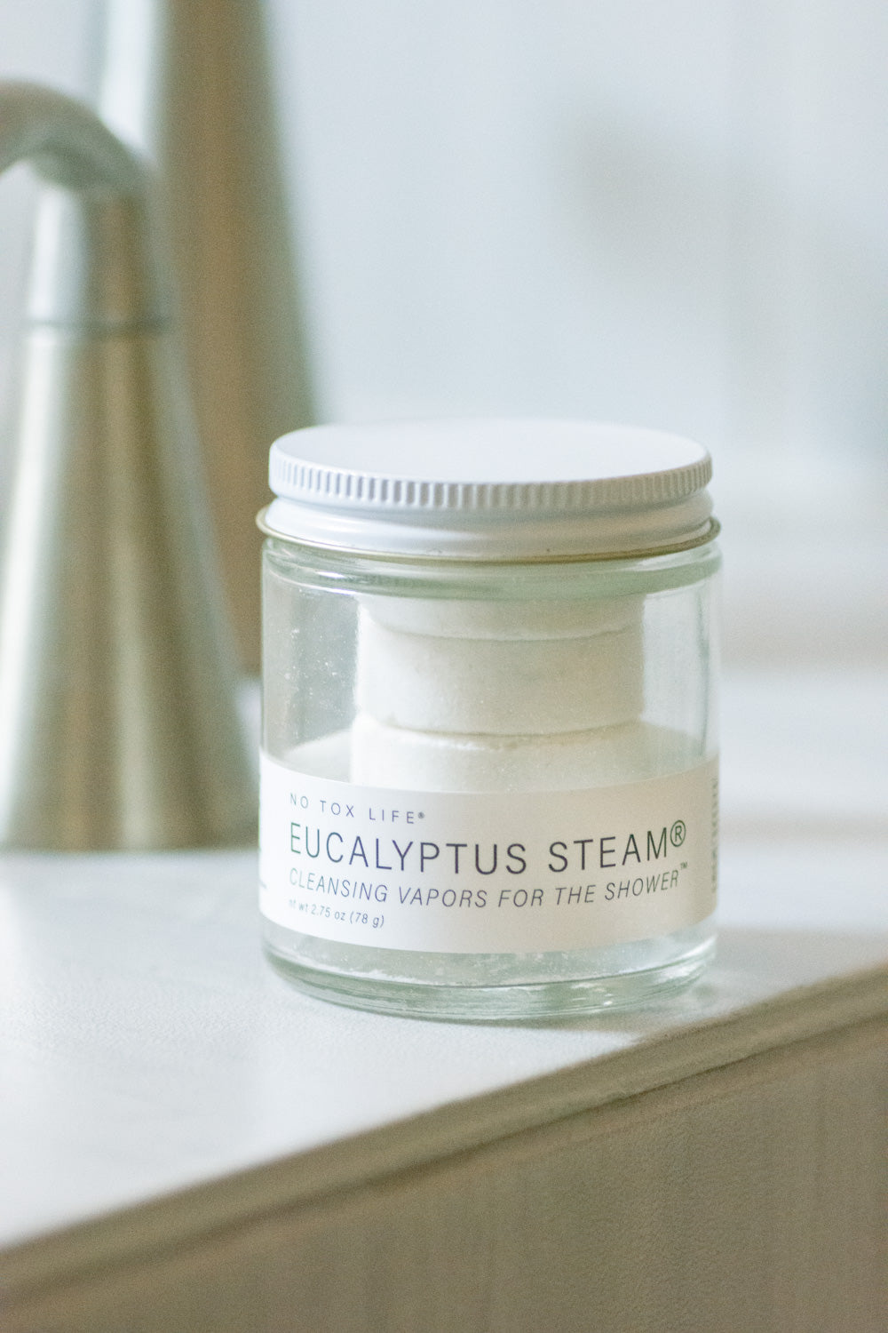 EUCALYPTUS STEAM® Cleansing vapors for the shower® - Mini Jar - No Tox Life® - NO TOX LIFE