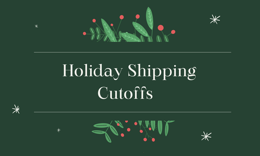 Holiday Shipping Cutoffs & Discounts 2023