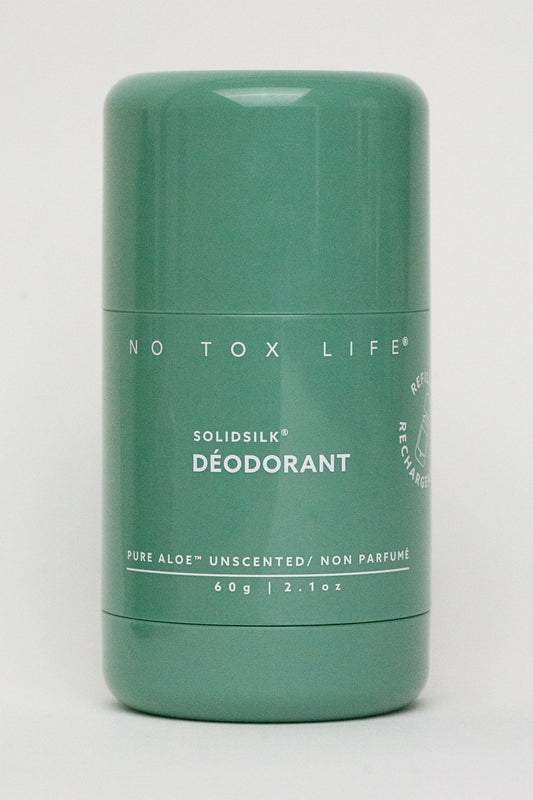 SOLIDSILK® Deodorant (Pure Aloe Fragrance-Free) - Extra Strength - Refillable