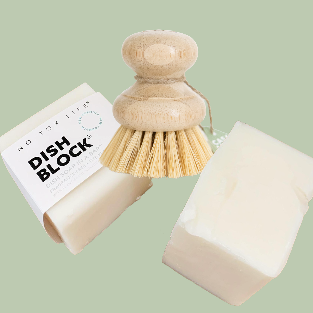 Imperfect DISH BLOCK® box (2 pack) and brush set