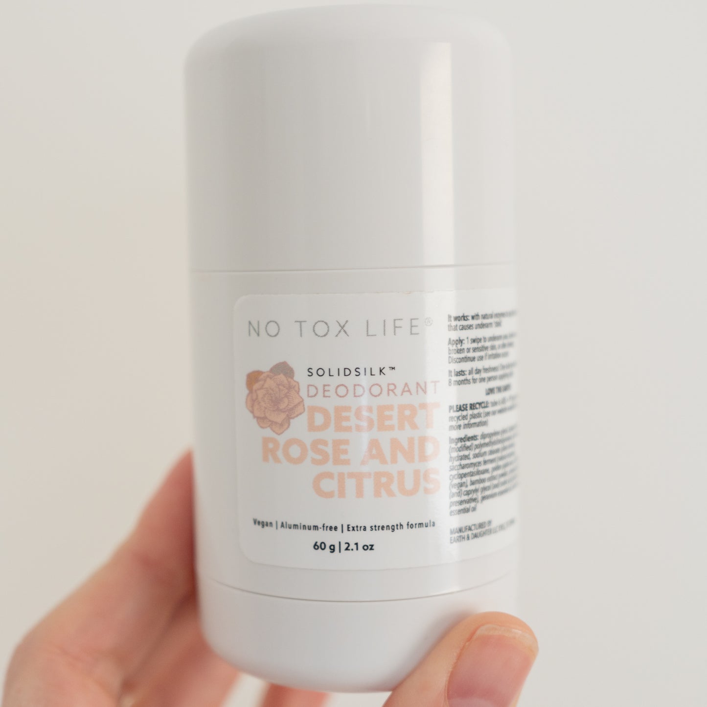 SOLIDSILK® Refillable Deodorant (Desert Rose + Citrus) - Extra Strength  *ORIGINAL PACKAGING