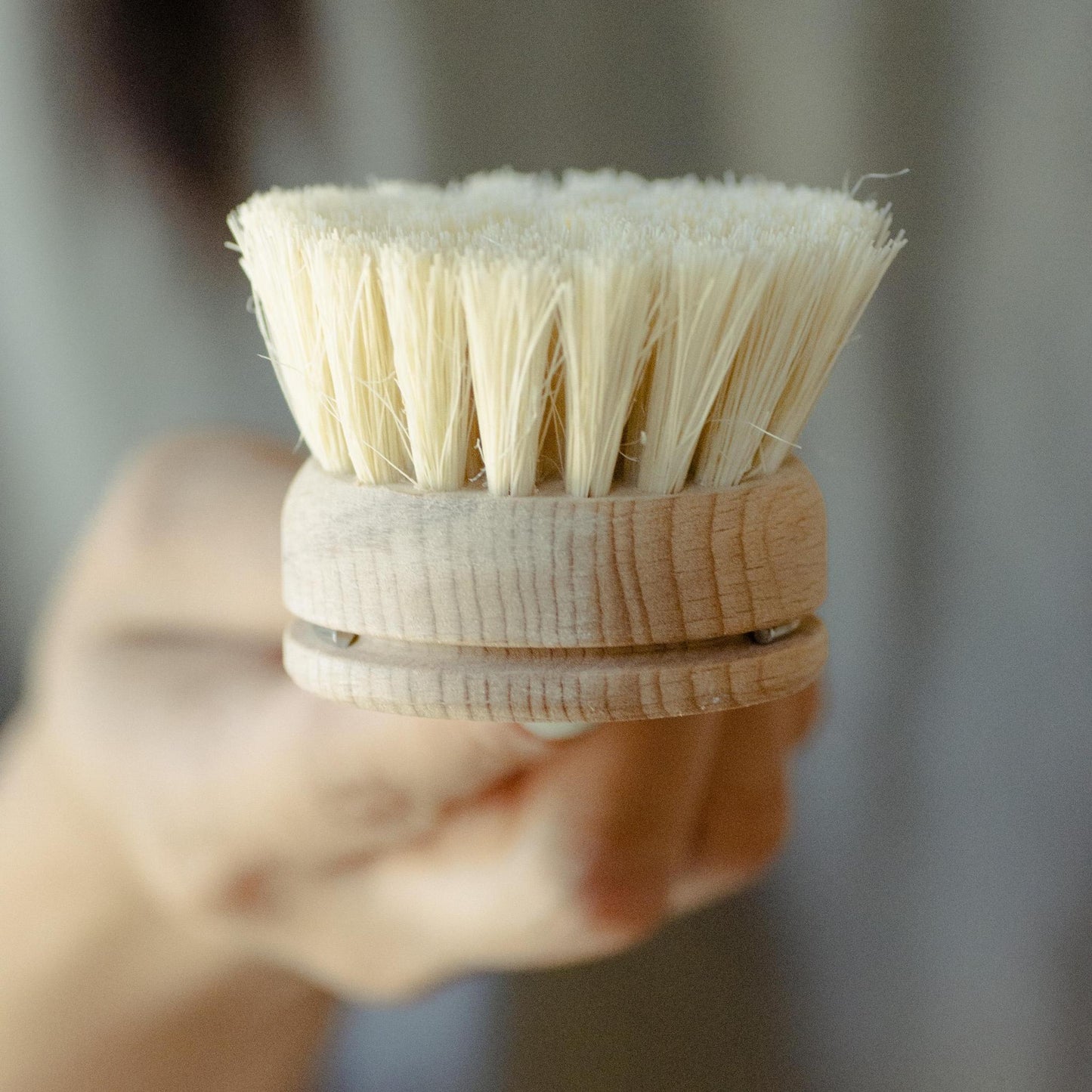 CASA AGAVE® Long Handle Dish Brush White Teakwood - No Tox Life®