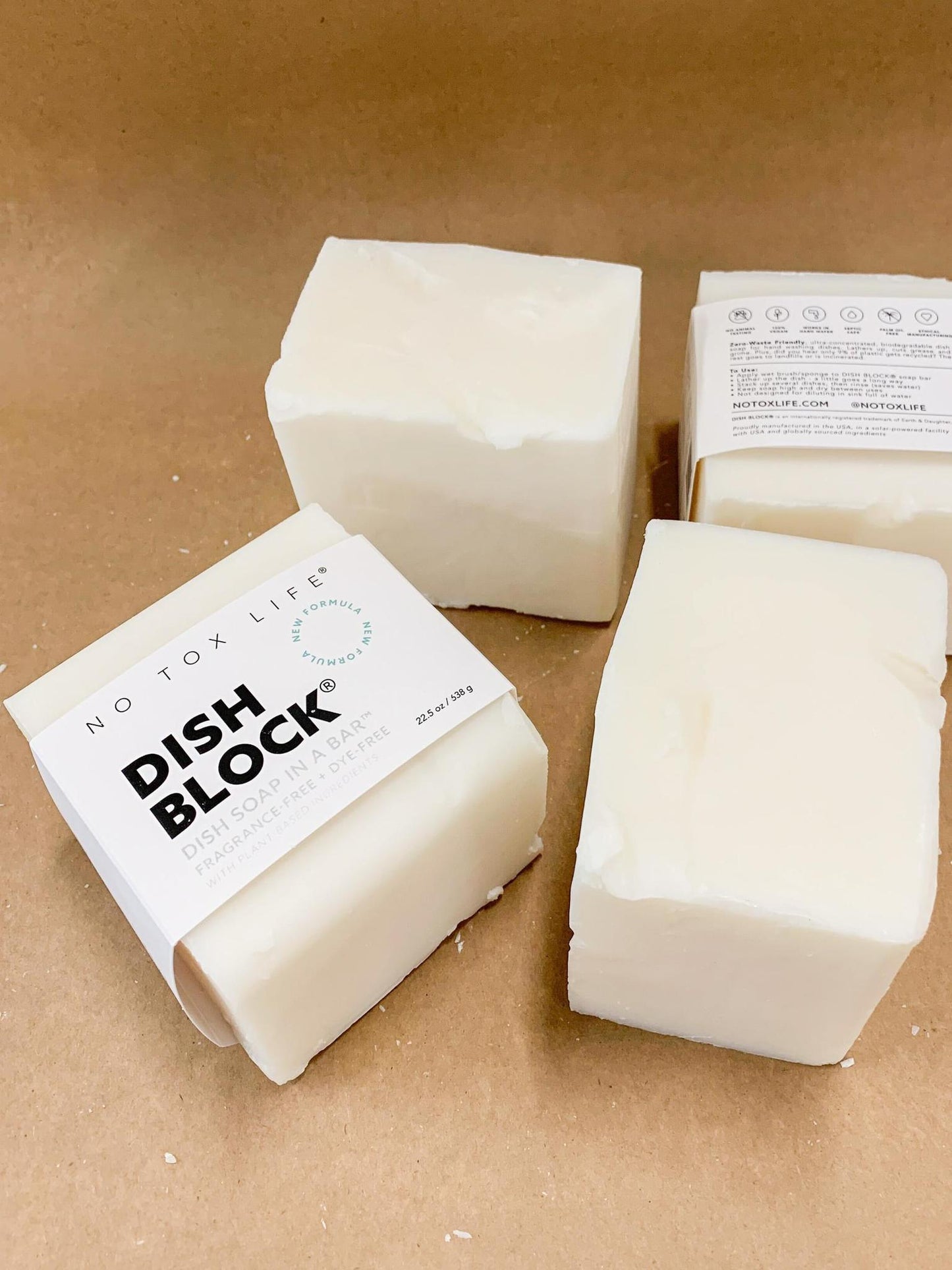 DISH BLOCK® solid dish soap - Imperfect bar(s) - No Tox Life®