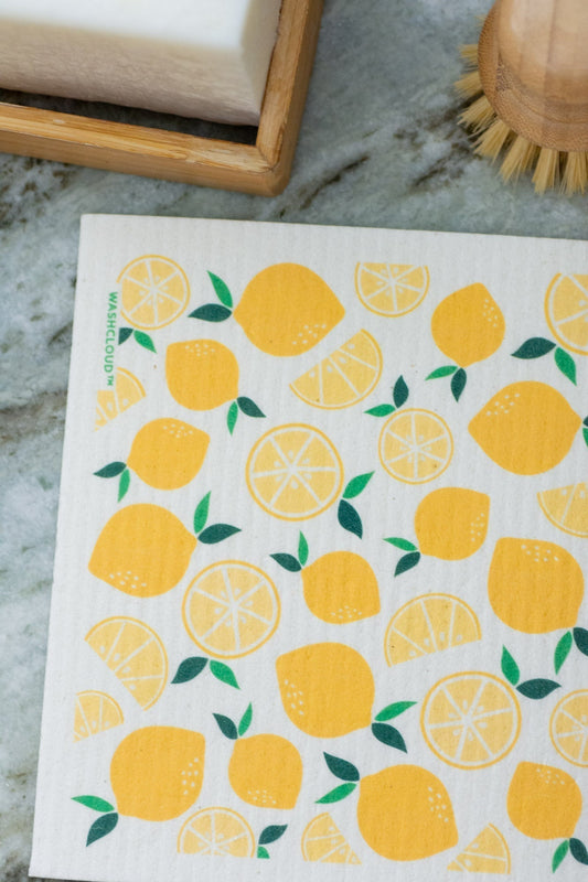 WASHCLOUD® - Nordic Dish Washing Sponge Cloth - Fresh Squeezed Lemons