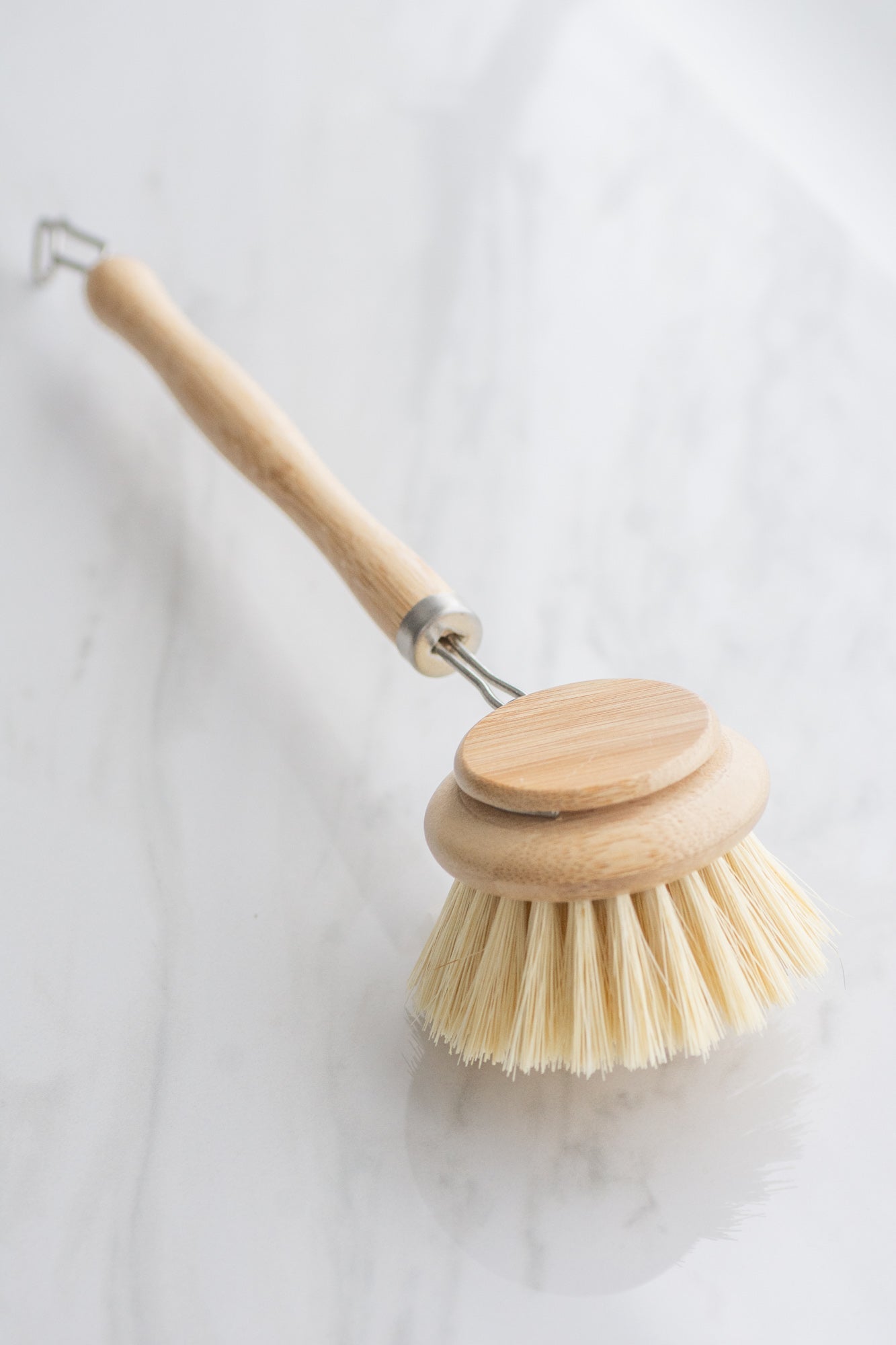 CASA AGAVE® Brosse à vaisselle à long manche avec tête remplaçable - NOUVEAU